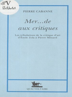cover image of Mer... de aux critiques